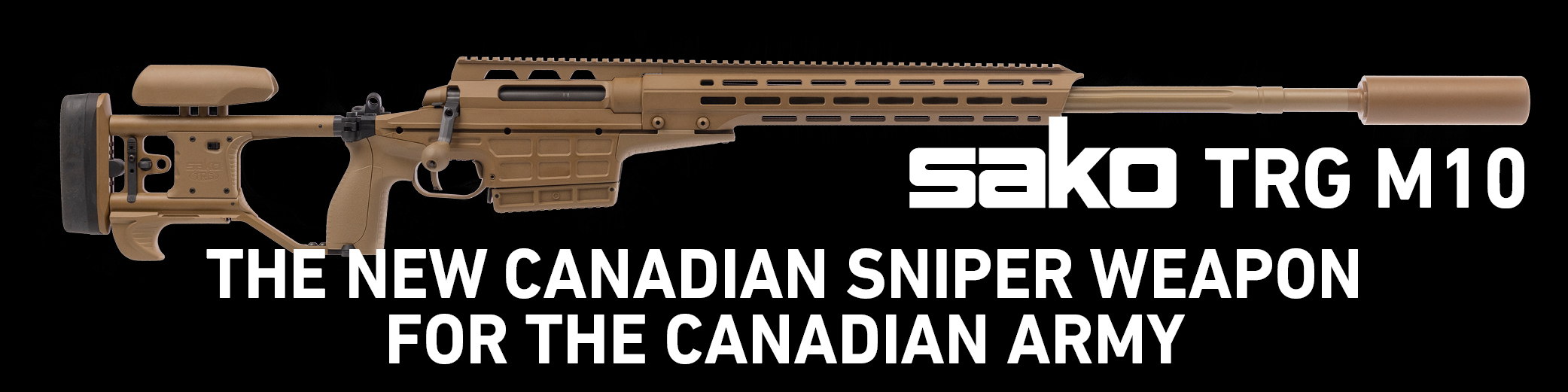 Sako TRG M10 - Canadian Army