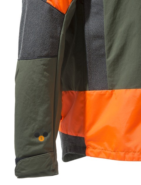 GU033T1429077W Beretta Thorn Resistant Jacket GTX Green And Orange Sleeve