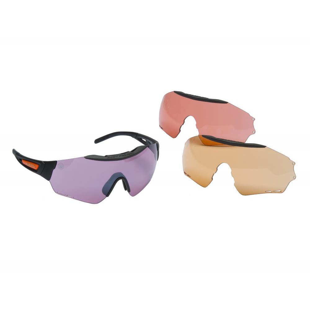 Beretta PUULL Shooting Glasses with set of 3 lenses