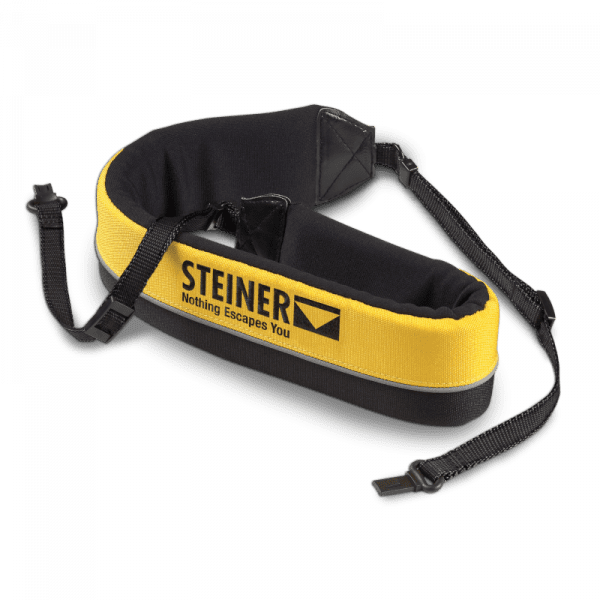 Steiner Floating ClicLok Neck Strap - Black & Yellow