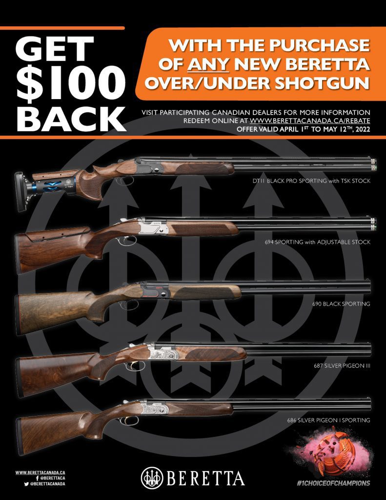 Beretta 100 Off OU Promotion 2022 Poster