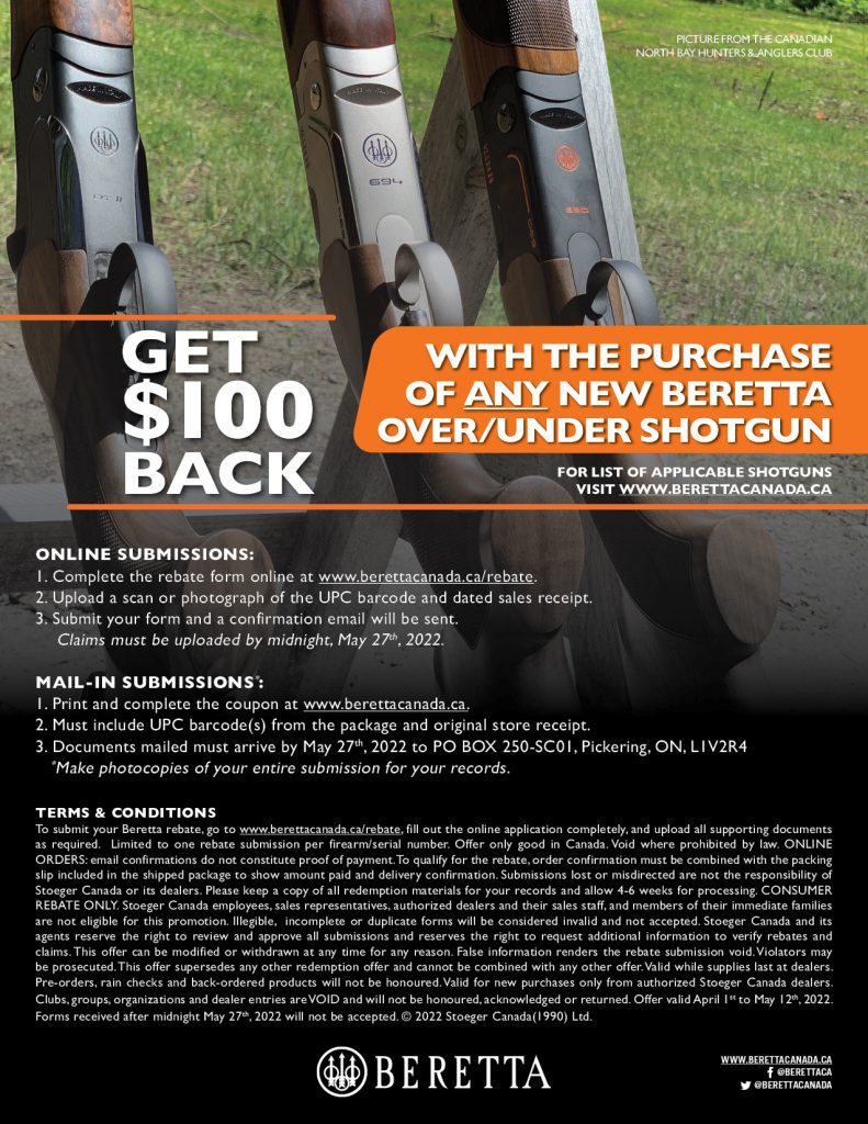 Beretta 100 Off OU Promotion 2022 Terms And Conditions
