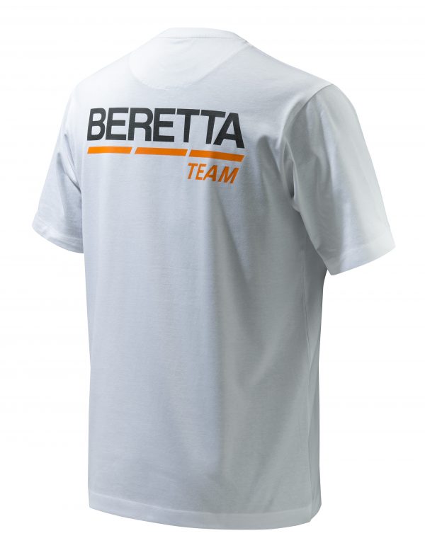 TS482T15570100L Beretta Team T Shirt White Back