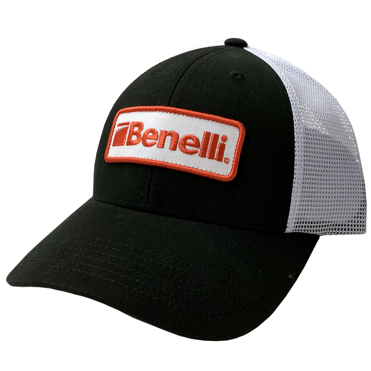 Benelli Trucker Hat – Black/White – Stoeger Canada