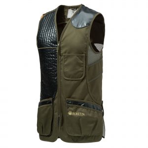 ECO LEATHER VEST OLIVE