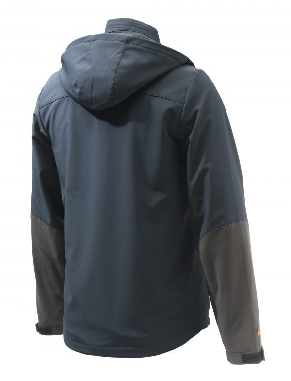 SOFTSHELL JACKET NAVY BACK