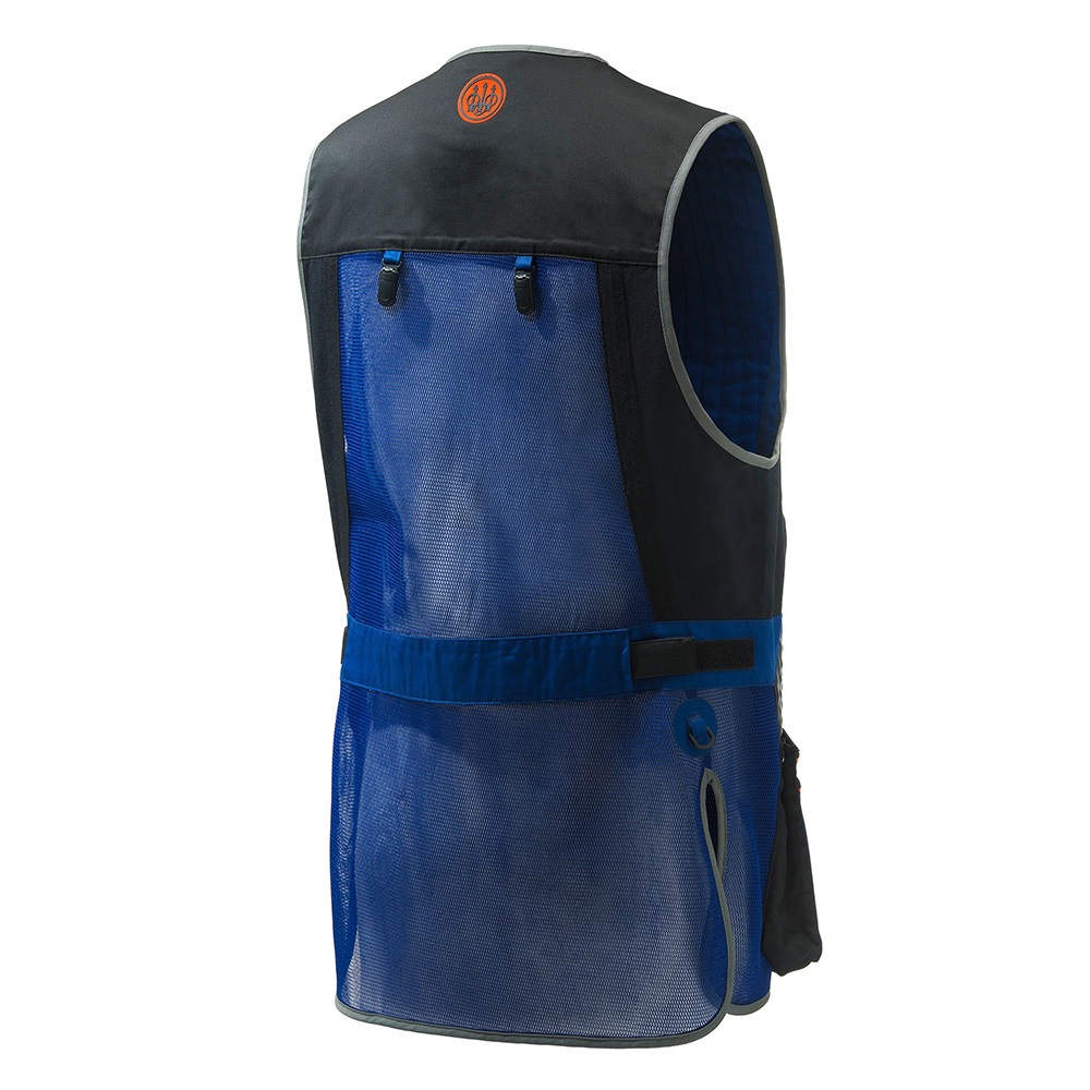 Veste De Chasse Beretta Strap Evo - Polyester, Réglable, Avec Sac à Jeu Lavable - Couleur Brown Bark & Blaze Orange
