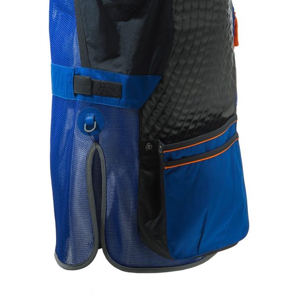 GT911T155305C6 Sporting Evo Vest Blue, Black & Orange Detail