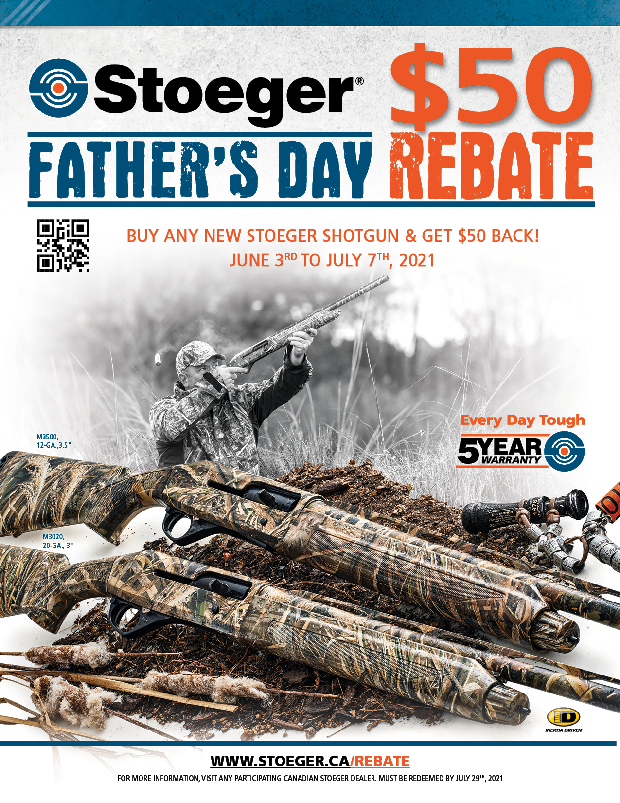 Stoeger Father s Day Rebate 50 Off Shotguns Stoeger Canada