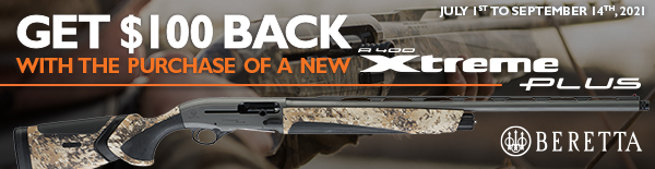 Beretta Rebate 100 Off A New A400 Xtreme Plus Stoeger Canada