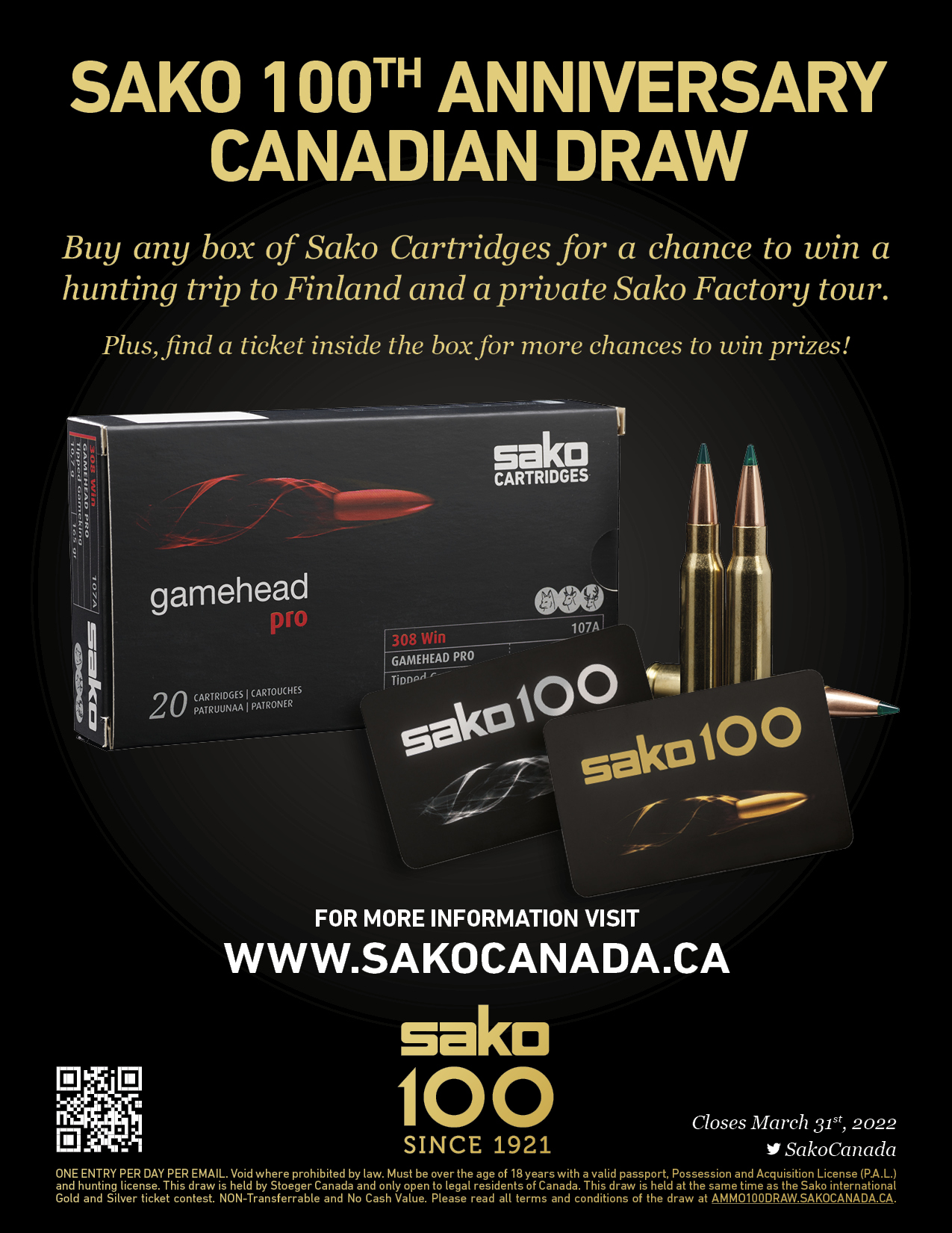 SAKO Ammo Draw Canada Poster