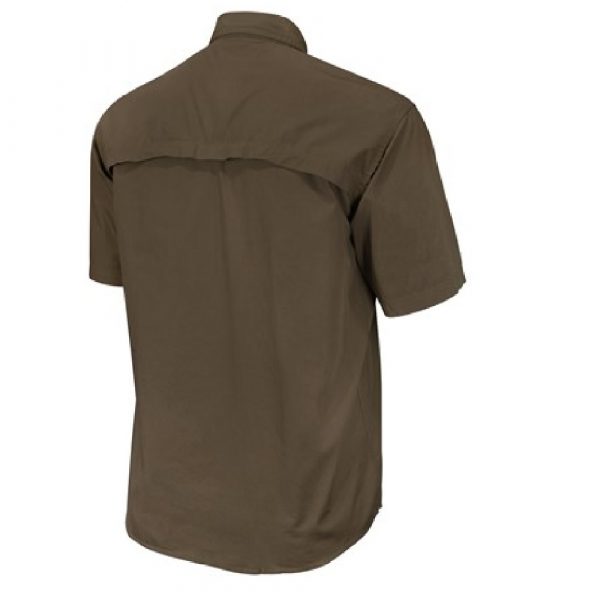 LU831T153408A5 TM Shooting Shirt SS Dark Earth (back)
