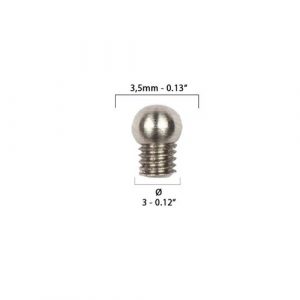 E01604 FRONT SIGHT ALPACCA 3MM FOR RUINED THREADS