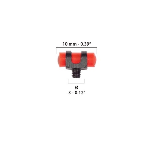 E01606 FRONT SIGHT RED (10MM) 3MM FOR RUINED THREADS
