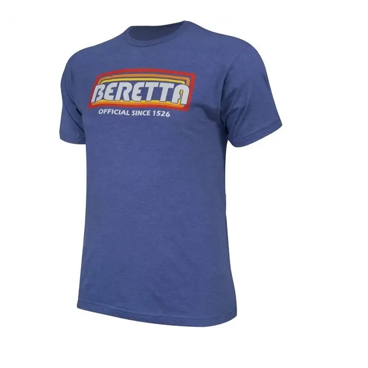 Beretta Retro Bloq T-shirt – Heather Royal – Stoeger Canada