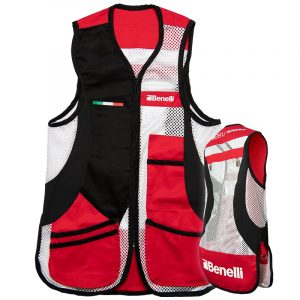 500 Benelli Shooting Vest Red, White, Black