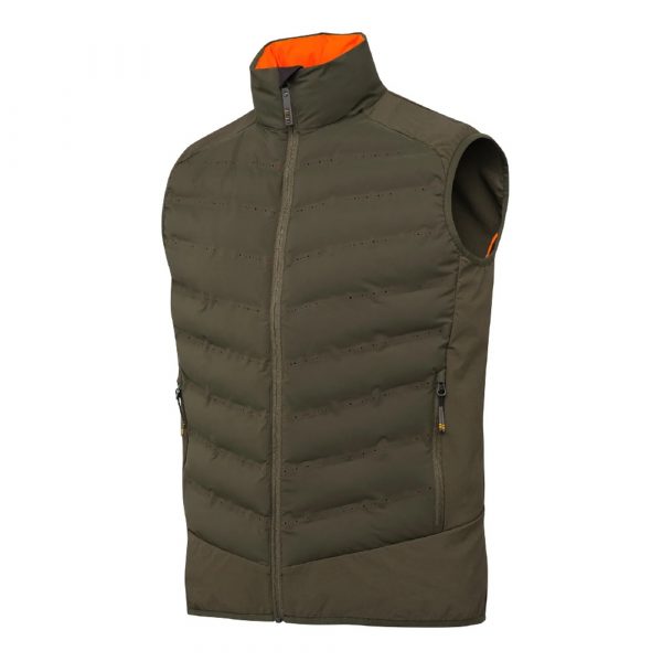 GU874T219607AA BEZOAR HYBRID VEST GREEN MOSS