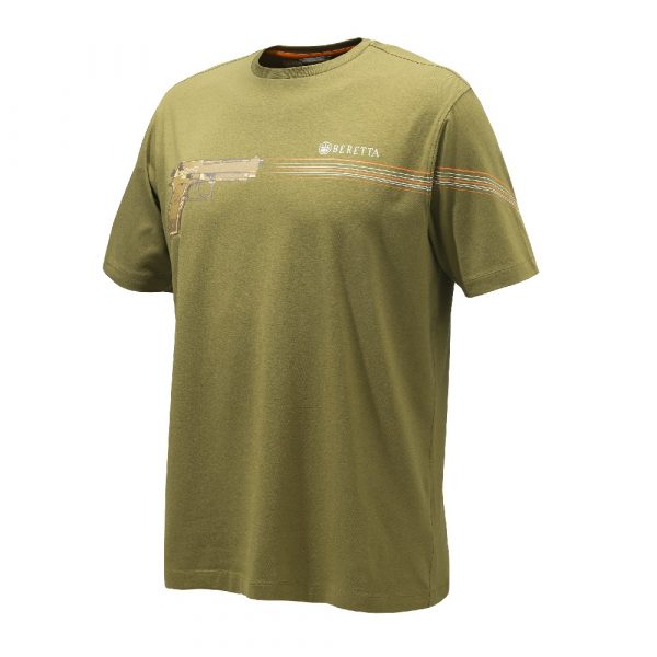 TS941T2156086Y BERETTA 92 T SHIRT FLAT DARK EARTH