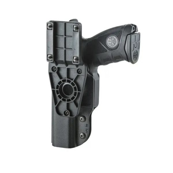E01205 APX HOLSTER RH BLACK WITH PADDLE & BELT LOOP 2