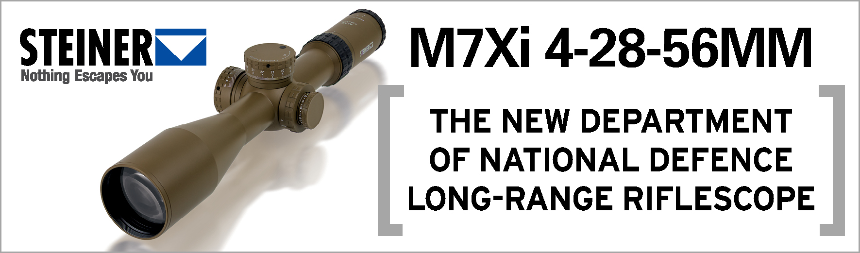 Steiner M7Xi Canadian Army Long-Range Riflescope 2023 - 850x250