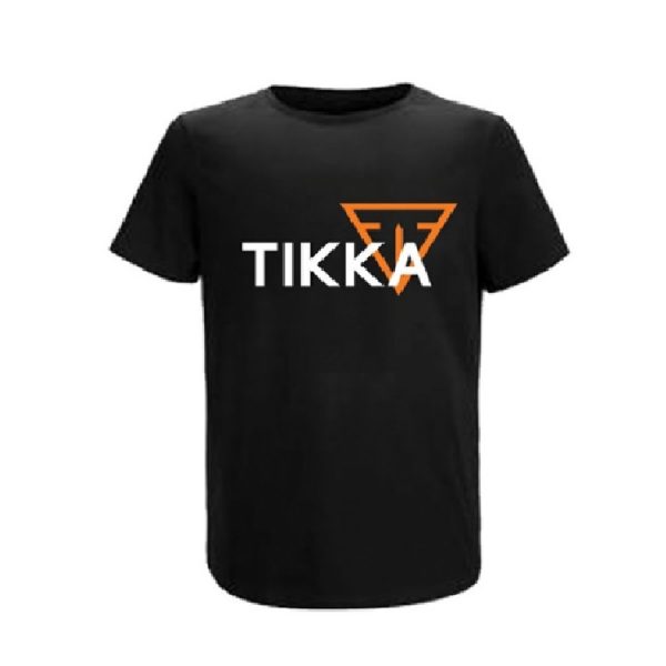 TKAB CU7007 TIKKA LOGO T SHIRT BLACK