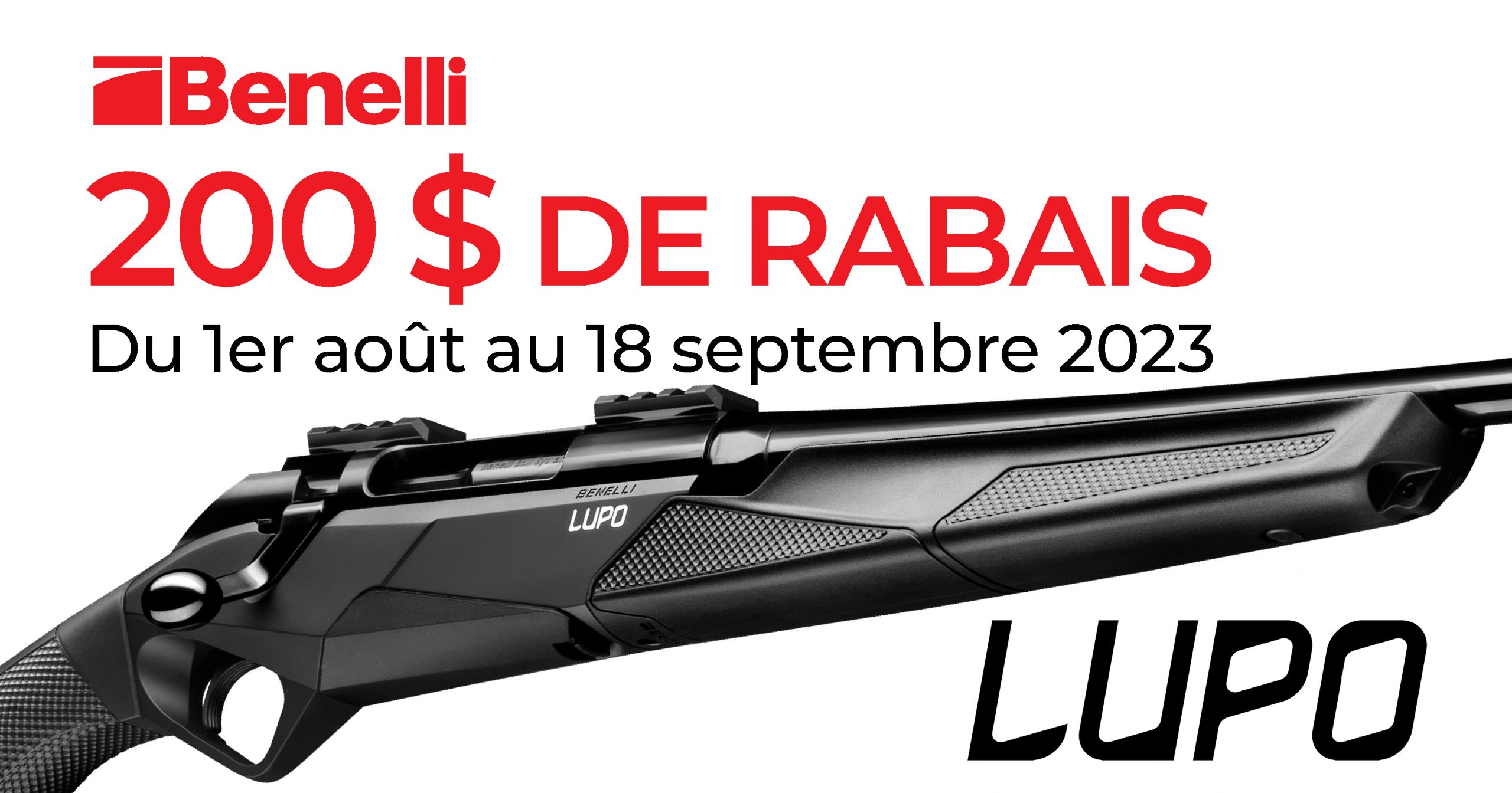 Canada Benelli Lupo 200 Rebate 2023 Banner French