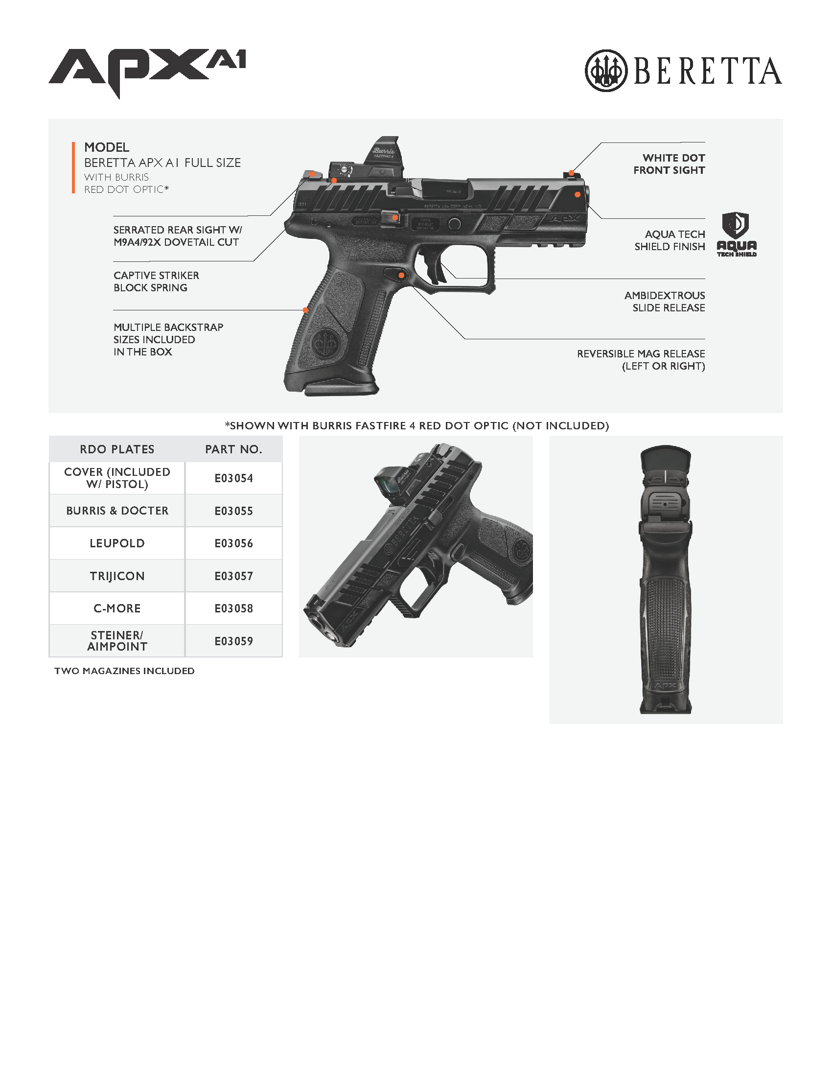 Beretta APX A1 FS SellSheet ENG.cleaned Page 2