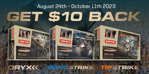 Canada Norma Ammunition Rebate Banner - Box