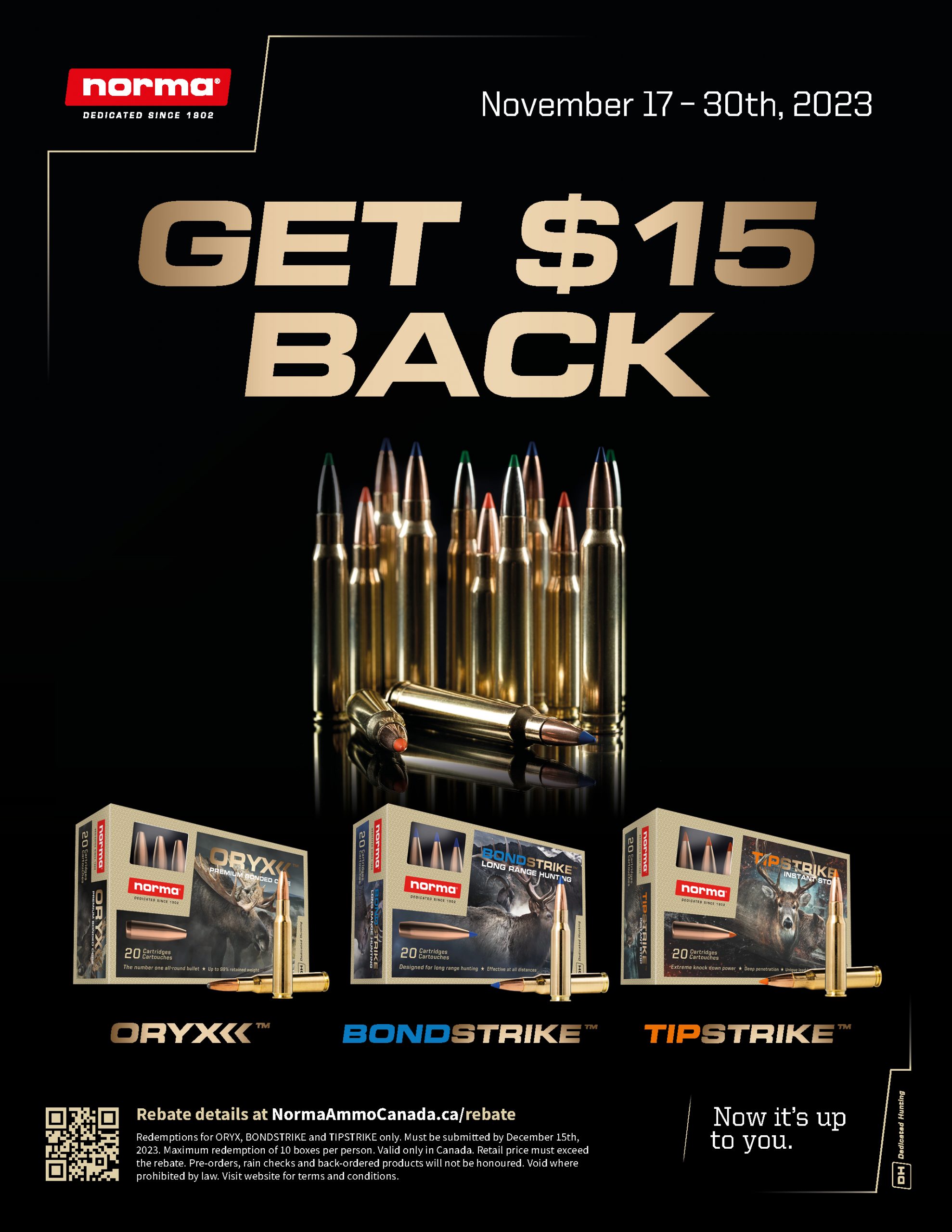 Norma Black Friday Rebate Canada Oryx TipStrike BondStrike