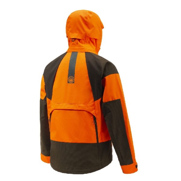 GU614T14290499 THORN RESISTANT EVO JACKET HV ORANGE Back