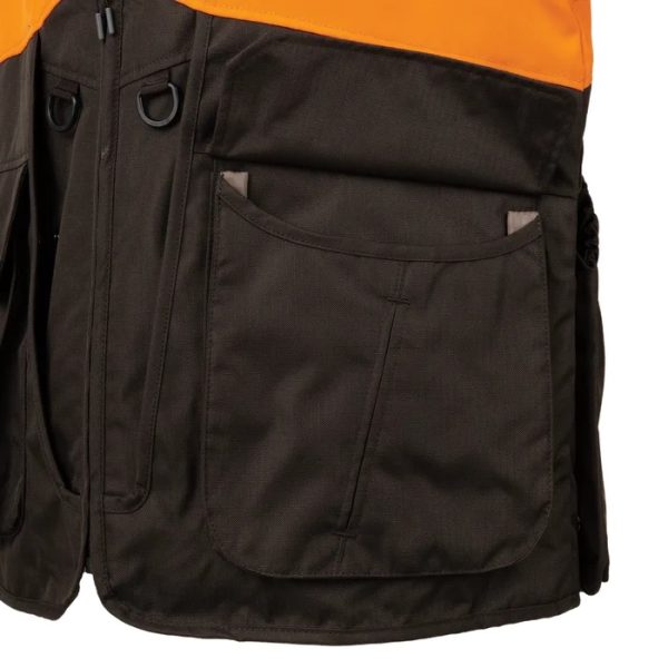 Beretta Command Pro Vest - Brown Bark & Orange - Image 3