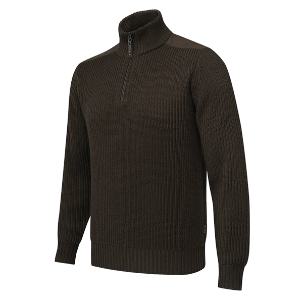 PU691T234608C1_Beretta_Dover_jalf-zip_tech_sweater_brownbark-moss_1_600X600