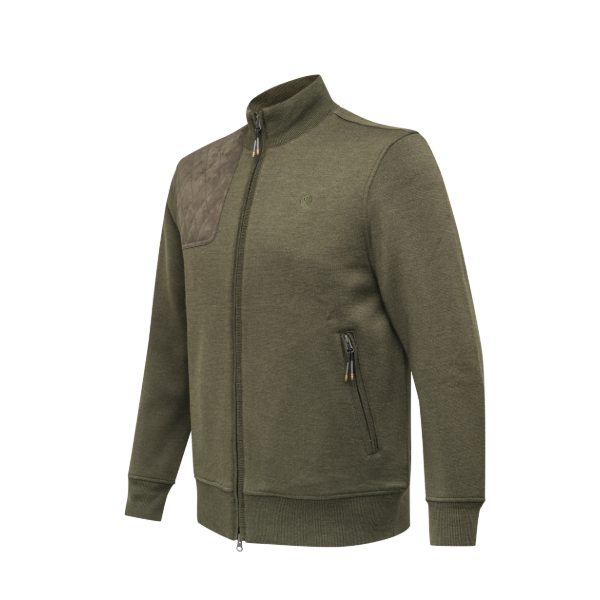 PU761T262407Z9_BERETTA_SWEATER_GREEN_HERITAGE_HIGHLAND_FRONT